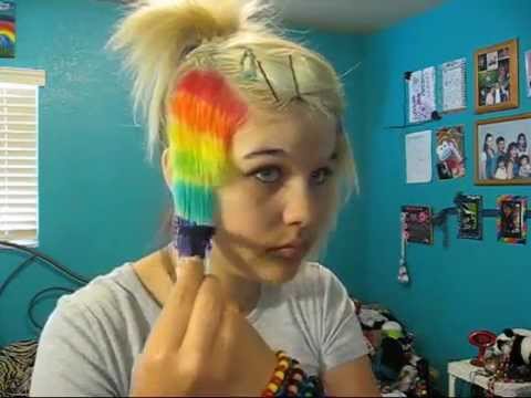 How to do Rainbow hair