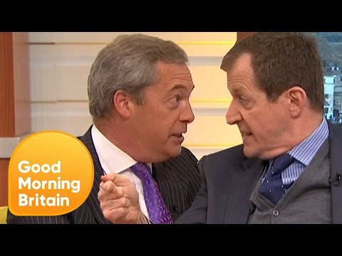 Piers Loses Control of Nigel Farage's Brexit Row With Alastair Campbell | Good Morning Britain