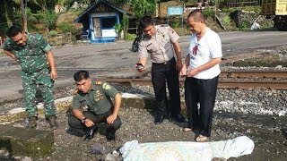 Kakek Diduga Alami Gangguan Jiwa Tewas Terserempet KA Babaranjang, Sempat Terpental 7 Meter