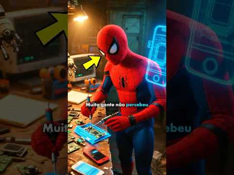 VOCÊ SABIA que o HOMEM-ARANHA criou o PRÓPRIO CELULAR? 📱 #shorts