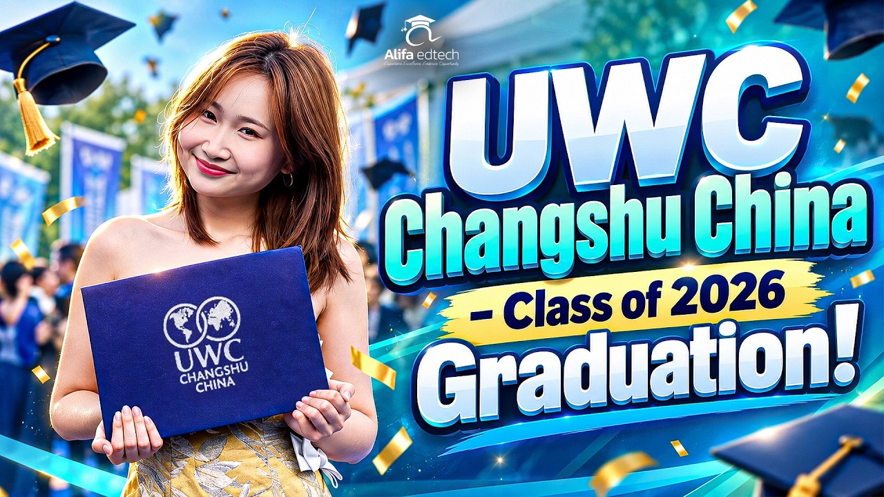 UWC Changshu China Class of 2026 senior graduation ceremony and inspiring student speech at the IB boarding school in Changshu Jiangsu China