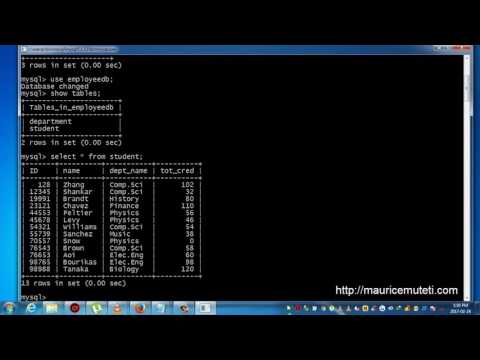 Structured Query Language Tutorial Sql Part 38 Ucase Function Command Prompt Cmd