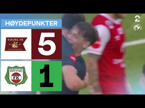 Viking 5 - 1 Bryne - Høydepunkter