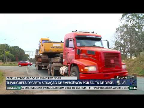 Tupanciretã/RS decreta situação de emergência por falta de diesel