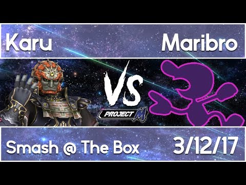 Smash @ The Box Project M: Karu (Fox, Ganondorf) vs Maribro (Mr Game and Watch)