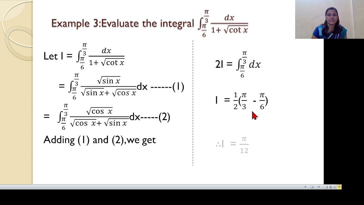 Definite Integration Lecture 4