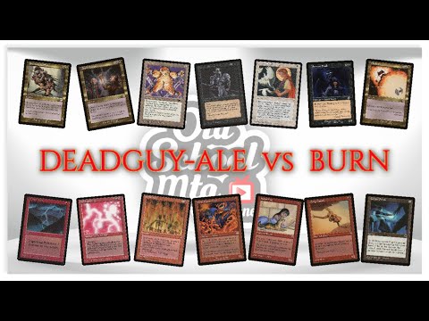 OLD SCHOOL MTG CHANNEL - PREMODERN CLUB - DEADGUY ALE vs BURN