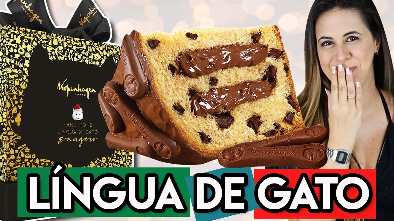 Panetone LÍNGUA DE GATO Exagero - MUITO RECHEIO!