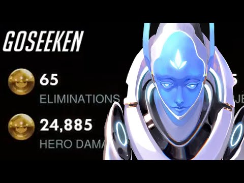 POTG! 65 ELIMS! DANTEH ECHO GAMEPLAY OVERWATCH SEASON 35 TOP 500