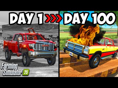 I Spent 100 DAYS Becoming a MILLIONAIRE with my Brothers! Farming Simulator 25