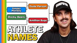 Funny Athlete Names Bracket