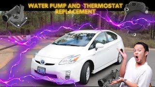 Water Pump & Thermostat Replacement || Intake Manifold R&R || 2010-2015 Prius