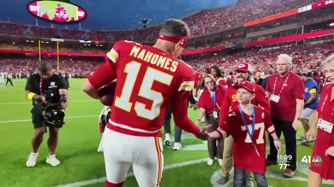 Young Chiefs fan gets royal treatment alongside Make-A-Wish