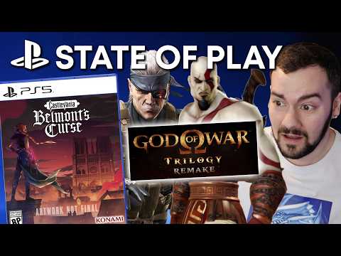 State of Play Reactions: God of War Trilogy Remake, MGS4 Leaving PS3, Castlevania, New God of War