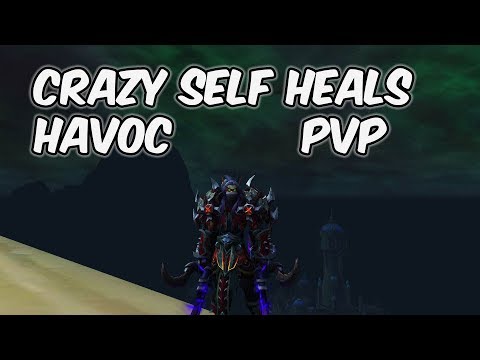 CRAZY Self Healing - 8.1 Havoc Demon Hunter PvP - WoW BFA