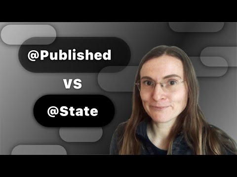@Published vs @State - SwiftUI by example - using Combine to save in UserDefaults