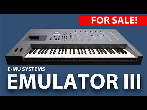 E-MU Systems Emulator III 61-Key 16-Voice Sampler Workstation 1987 - Grey image 14