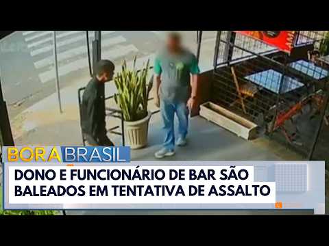 Dono e funcionário de bar são baleados em tentativa de assalto em Campinas | Bora Brasil