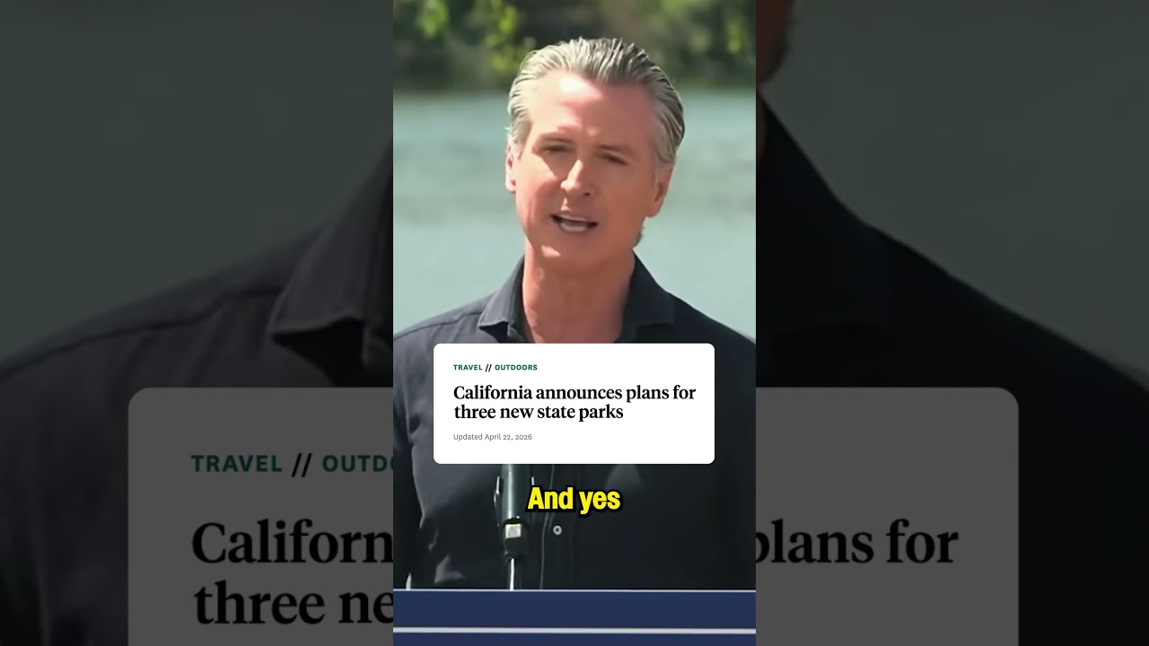 Trump is selling off America’s parks to polluters. California is building them. #gavinnewsom