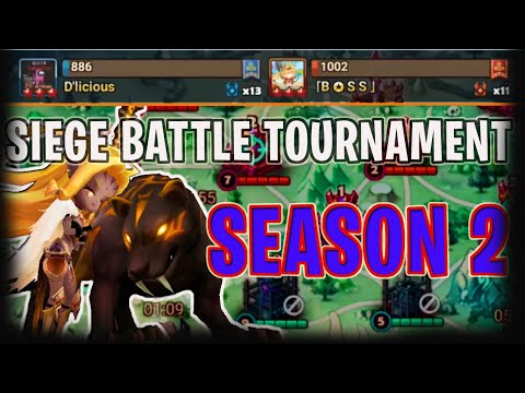 SIEGE BATTLE TOURNAMENT DLICIOUS VS BOSS