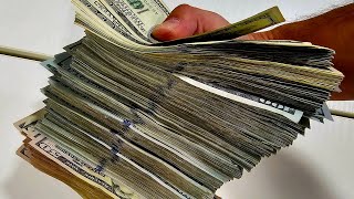 Holding $100,000 in My Hands – Insane Cash Stack