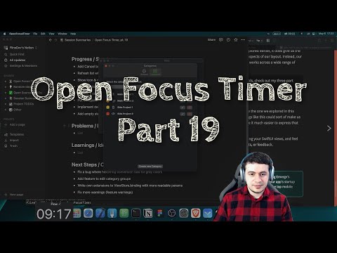 [iOS Dev] Open Focus Timer, pt. 19 | SwiftUI Mobile App Development thumbnail