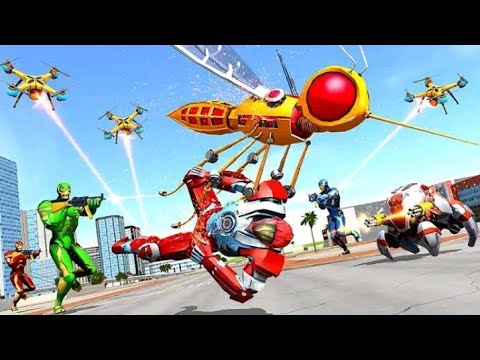 mosquito robot car transforming drone robot games|