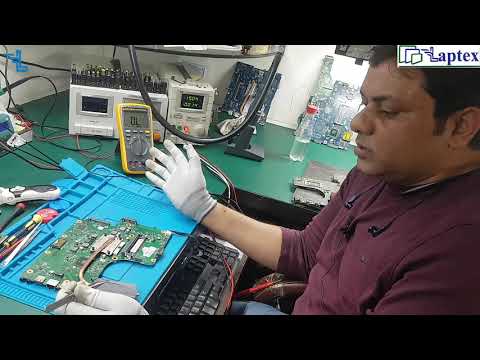 Chiplevel Laptop Repairing Training Practical Hp 15 No Light on DC Jack Dead Motherboard Part 1