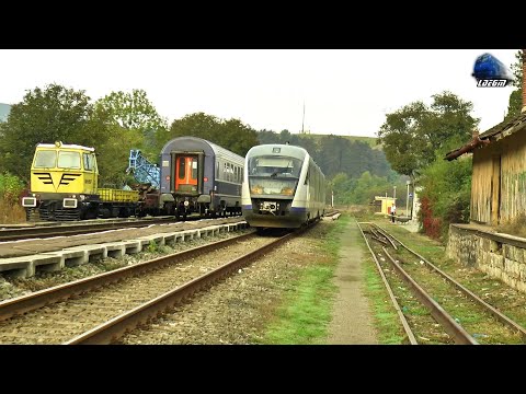 Goarna Mitralieră/Machine Gun Horn By Automotor Desiro DMU in Gara Bratca Station - 11 October 2020