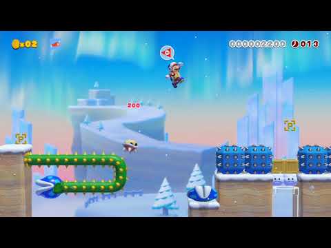Mario Maker 2 - Frozen Pipe Delivery