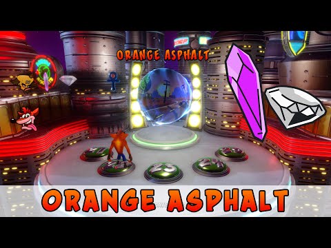 Orange Asphalt (Crystal & Gem) • Crash Bandicoot 3 N. Sane Trilogy • 108% Walkthrough • Pt 27