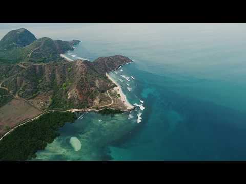 Surf trip. Limestone. West Sumbawa. Indonesia. Dji phontom4 pro