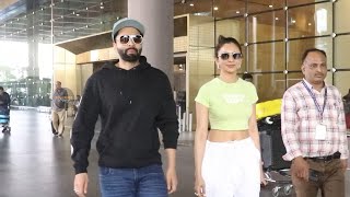 Rakul Preet Singh With Her Boyfriend Jackky Bhagnani Spotted At Mumbai Airport || Bollywood Mastiz