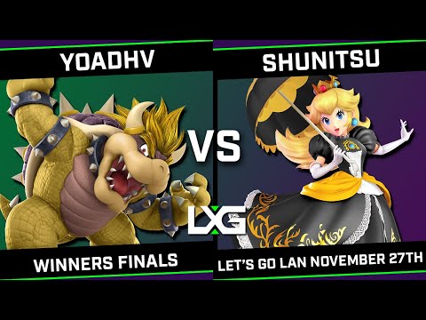 LXG Let's Go LAN November 27th - YoAdhv (Bowser) vs Shunitsu (Peach) - Winners Finals