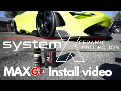 System X MAX G+ Ceramic Coating Install Video