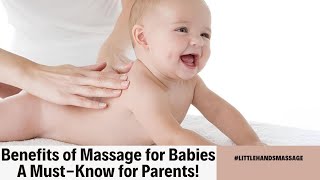 Unlocking the Power of Baby Massage: Nurturing Touch for Healthy Development