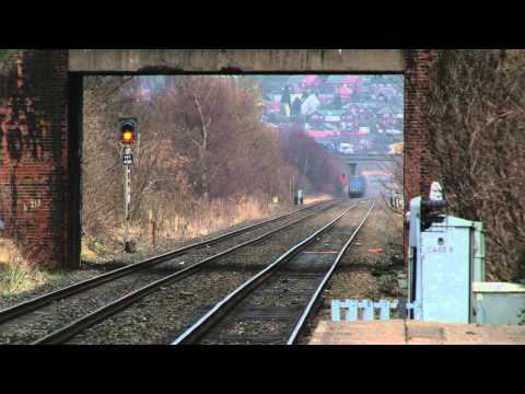66722 on 4C77, 12:30, Fiddlers Ferry Power Station - Newbiggin loaded gypsum