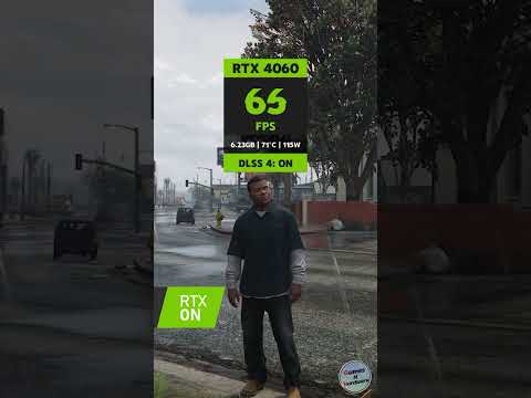 GTA 5 Enhanced: DLSS 4 vs DLSS 3 on RTX 4060