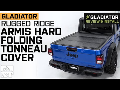 Jeep Gladiator JT Rugged Ridge Armis Hard Folding Tonneau Cover Review & Install