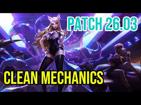 2,063 LP Ahri Mid Full Gameplay | Challenger | Caps (G2 Esports) | Patch 26.03