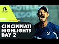 Murray Battles Wawrinka; Berrettini Faces Tiafoe | Cincinnati 2022 Day 2 Highlights