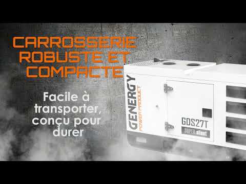 Groupe électrogène diesel silencieux Genergy 1500 tr/min