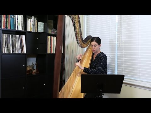 March by George Frideric Handel, arr. by Pearl Chertok, Inspirational Videos for Young Harpists #92