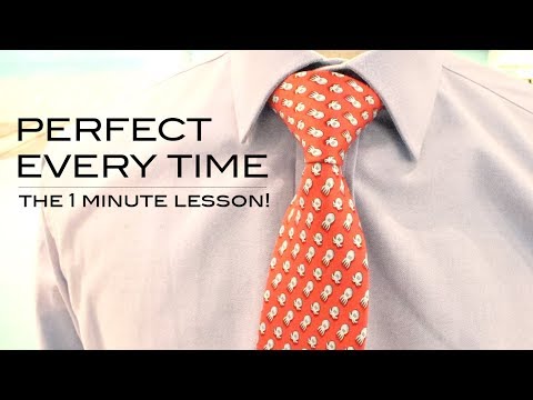 How to Tie a Windsor Knot (quickly!)
