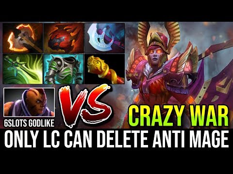 Only LC Who Can Defeat 6Slots Godlike Anti Mage | New Duel With Scepter Delete Cancer 27Kills Dota 2