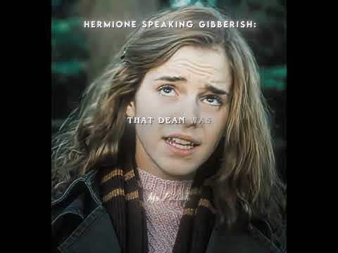 Hermione Speaking Gibberish Edit 💀🙏|| #harrypotter #emmawatson #hermionegranger #gobletoffire #edit