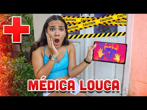 USEI A CÂMERA DE SEGURANÇA PARA ENCONTRAR A MÉDICA LOUCA - JULIANA BALTAR