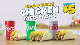 Del Taco Packin’ the flavor! Packin’ the value!
