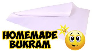 How to make Bukram at home||Sajal's Art