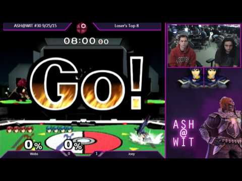 Webs (Marth) vs Joey (Marth) - ASH@WIT #30 Melee Loser's Top 8